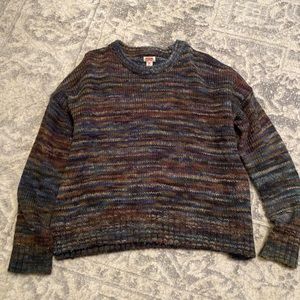 Oversized multicolored sweater